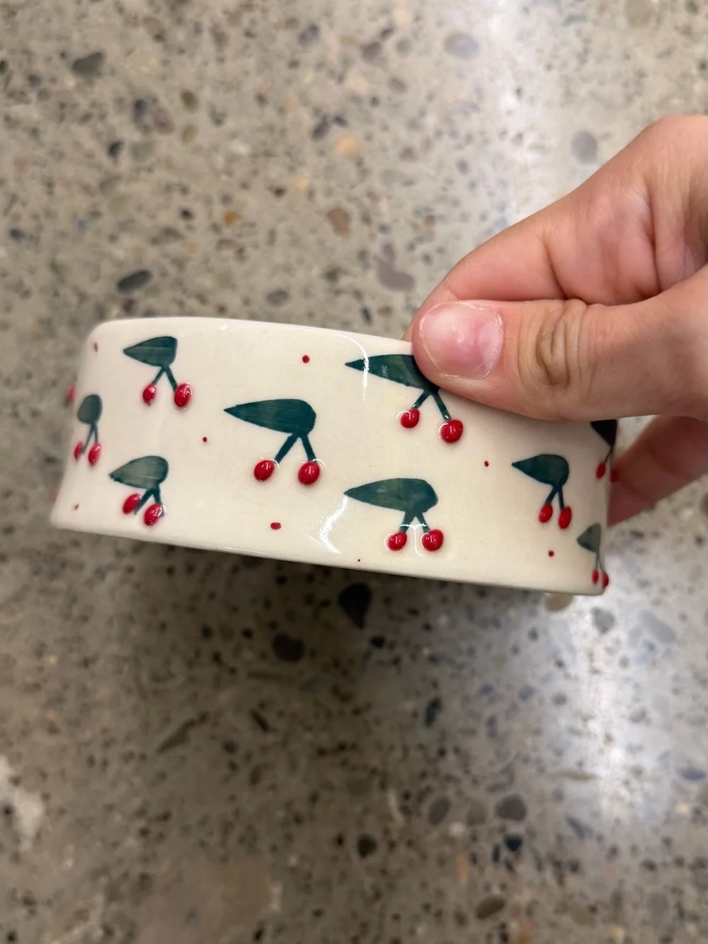 Ceramic small pet bowl